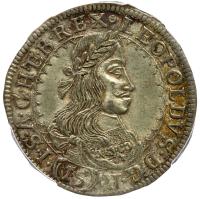 Austria. 15 Kreuzer, 1663 (St. Veit) PCGS About Unc