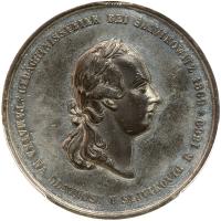 Austria. Tin Medal, 1769 PCGS Unc