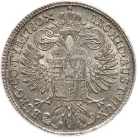 Austria. Taler, 1780-SF PCGS About Unc - 2
