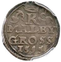 Bohemia. Maley Groschen, 1595 (W) PCGS EF40 - 2