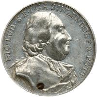 Bohemia. White Metal (Tin) Medal, 1760 PCGS AU55