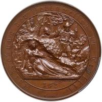 Bohemia. Bronze Medal, 1862 PCGS Specimen 65