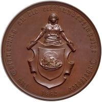 Bohemia. Bronze Medal, 1862 PCGS Specimen 65 - 2