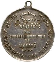 Bohemia & Moravia. Silver Medal, ND (c.1880) PCGS XF - 2