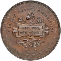 Bohemia. Bronze Medal, 1892 PCGS Specimen 64 - 2