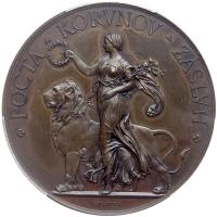 Bohemia. Medal, ND (c.1900) PCGS MS63