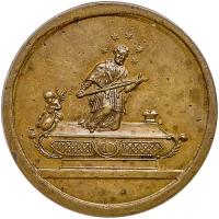 Czechoslovakia. Brass Medal, 1829 PCGS About Unc