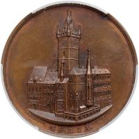 Czechoslovakia. Bronze Medal, 1837 PCGS MS64