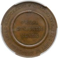Czechoslovakia. Bronze Medal, 1837 PCGS MS64 - 2