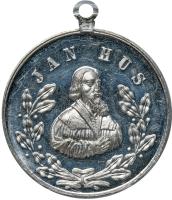 Czechoslovakia. White Metal Medal, ND (1869) PCGS MS64