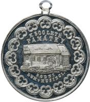 Czechoslovakia. White Metal Medal, ND (1869) PCGS MS64 - 2