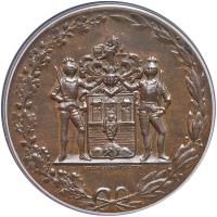 Czechoslovakia. Bronze Medal, 1884 PCGS Specimen - 2