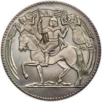 Czechoslovakia. Silver 100 Units (3 Ducats), 1929 Choice Brilliant Unc