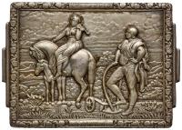 Czechoslovakia. Attachable Patriotic Bronze Plaque n.d., on the Czech National Anthem