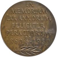 Czechoslovakia. Bronze Medal, 1930 PCGS Specimen 63 - 2