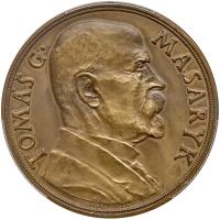 Czechoslovakia. Bronze Medal, 1935 PCGS Specimen 63