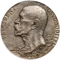Czechoslovakia. Silver Medal, 1937 PCGS Specimen 63