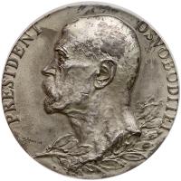 Czechoslovakia. Silver Medal, 1937 PCGS Specimen 62