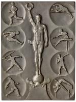 Czechoslovakia. Silvered-Bronze Plaque, 1942 Unc