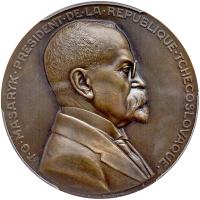 France. Bronze Medal, 1935 PCGS Specimen 64