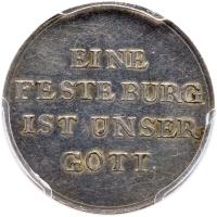 German States: Hesse-Darmstadt. Silver, Medal (Ducat), 1817 PCGS AU58 - 2