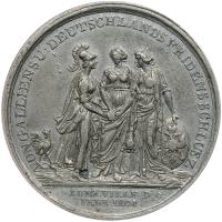 German States: Nuremberg. White Metal Medal, 1801 PCGS AU53 - 2