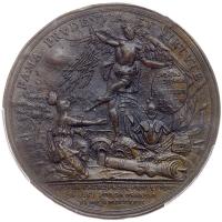 German States: Prussia. Brass Medal, 1757 PCGS About Unc - 2