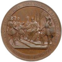 German States: Prussia. Bronze Medal, ND (1824) PCGS Unc - 2