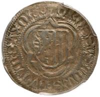 German States: Saxony. 1/2 Sword Groschen (14)88 PCGS VF - 2