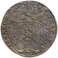 German States: Saxony. Taler, 1598-HB PCGS XF - 2