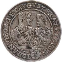 German States: Saxony. Taler, 1607-HR PCGS XF
