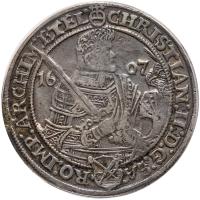 German States: Saxony. Taler, 1607-HR PCGS XF - 2