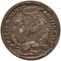 German States: Saxony. Reformation Silver Medal, 1617 PCGS EF40