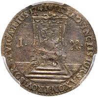 German States: Saxony. Vicariat Groschen, 1741 PCGS About Unc - 2