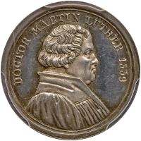 German States: Saxony. Silver Medal (Jeton), 1839 PCGS MS63