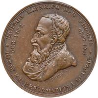 German States: Saxony. Bronze Medal, 1839 (Leipzig) PCGS MS63