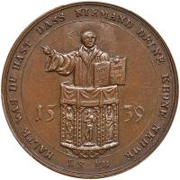 German States: Saxony. Bronze Medal, 1839 (Leipzig) PCGS MS63 - 2