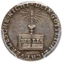 German States: Saxe-Eisenach. Silver Medal, 1717 PCGS AU58