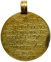 German States: Saxe-New Weimar. Death Groschen (1/24 Taler), 1645 VF Details - 2