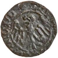 German States: Silesia-Auschwitz. Copper Heller, ND (c.1445) PCGS VF - 2