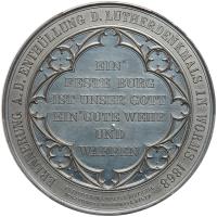 German States: Worms. Tin Medal, 1868 PCGS MS62 - 2