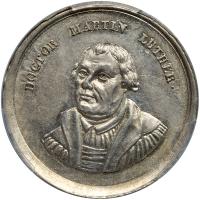 German States: WÃ¼rttemberg. Silver Reformation Medal, 1817 PCGS AU58