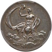 Germany. Whistmarker Silver Medal (Jeton), (c.1797) PCGS AU53