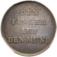 Germany. Silver Jeton, ND (c.1800) PCGS AU55 - 2