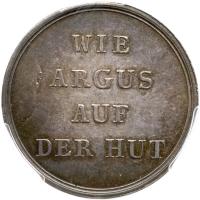 Germany. Silver Jeton, ND (c.1800) AU55 - 2