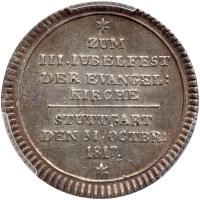 Germany. Silver Medal, 1817 PCGS AU55 - 2
