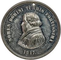 Germany. Reformation White Metal Medal, dated 1517 (c.1867-1880) PCGS MS61