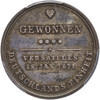 Germany. Silver Medal, 1871 PCGS MS62 - 2