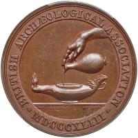 Great Britain. Bronze Medal, 1844 PCGS Specimen 64 - 2