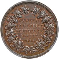 Great Britain. Bronze Medal, 1886 Specimen 63 - 2